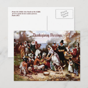 Thanksgiving. Briefkaart
