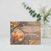 Thanksgiving Briefkaart (Staand voorkant)