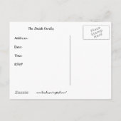 Thanksgiving Briefkaart/uitnodiging Uitnodiging Briefkaart (Achterkant)