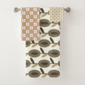 Thanksgiving Browns Floral Nom personnalisé (En situation)