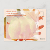 Thanksgiving Brunch Harvest Celebration Briefkaart (Achterkant)