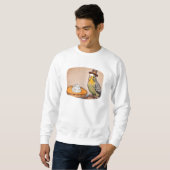 Thanksgiving Budgie Pilgrim Sweatshirt (Voorkant volledig)