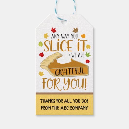 Thanksgiving CadeauLabels (Voorkant)