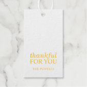 Thanksgiving Cadeaulabels (Voorkant)