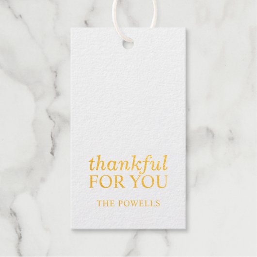 Thanksgiving Cadeaulabels (Voorkant)