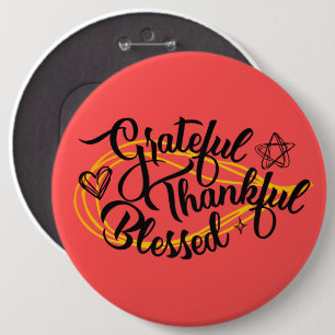 Thanksgiving cadeaus ronde button 6,0 cm