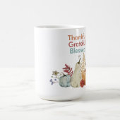 Thanksgiving Café mug - Merci, béni (Centre)