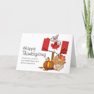 Thanksgiving CANADIAN Feestdagen Kaart