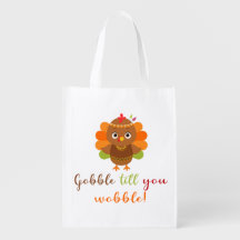 Thanksgiving Canvas tas