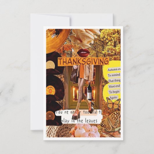 Thanksgiving Card Bedankkaart (Voorkant)