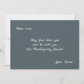 Thanksgiving Card - Christelijk - Faith Kaart (Achterkant)