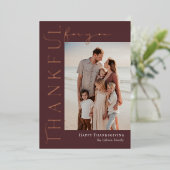 Thanksgiving Carte photo (Debout devant)