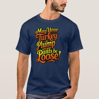 Thanksgiving, Cartoon Boer Turkije, T-shirt