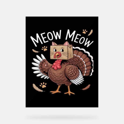 Thanksgiving Chat Funny Fake Chat Meow Thanksgivin (Recto)