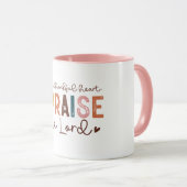 Thanksgiving Christelijke prijsopgave Mok (Voorkant rechts)