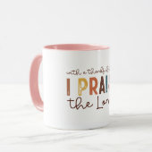 Thanksgiving Christelijke prijsopgave Mok (Voorkant links)