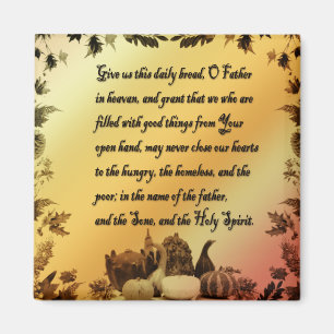 Thanksgiving Citaat Magneet