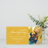 THANKSGIVING CLASSIQUE | Carte photo de chute (Debout devant)