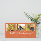 THANKSGIVING COLLAGE | CARTE PHOTO de vacances (Debout devant)