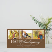 THANKSGIVING COLLAGE | CARTE PHOTO de vacances (Debout devant)