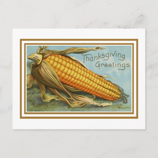  Thanksgiving Corn Briefkaart (Voorkant)