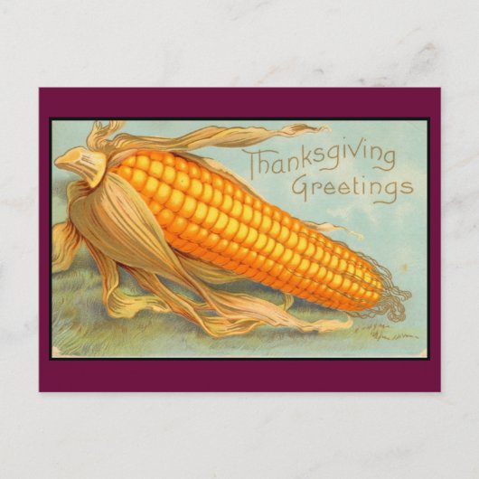  Thanksgiving Corn Husk Feestdagenkaart (Voorkant)