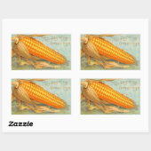  Thanksgiving Corn Husk Rechthoekige Sticker (Vel)