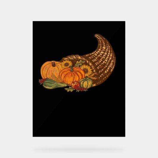 Thanksgiving Cornucopia Classic T-Shirt (Recto)