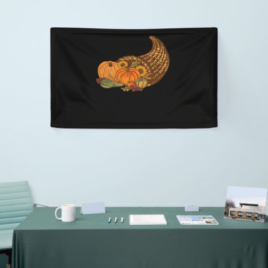 Thanksgiving Cornucopia Classic T-shirt Spandoek (Beurs)