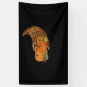 Thanksgiving Cornucopia Classic T-shirt Spandoek (Verticaal)