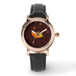 Thanksgiving Cornucopia Horloge