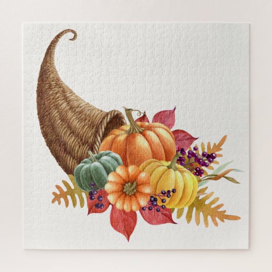 Thanksgiving Cornucopia Jigsaw Puzzel (Verticaal)