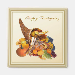 Thanksgiving. Cornucopia Magnet Magneet