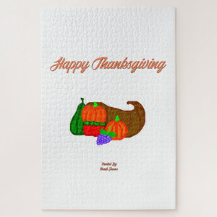 Thanksgiving Cornucopia Puzzle 20 x 30 inch Legpuzzel