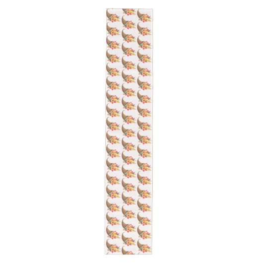 Thanksgiving Cornucopia Table Runner Medium Tafelloper (Voorkant)