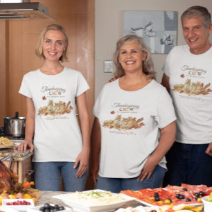 Thanksgiving Crew   Schattigee gezinshereniging T-shirt
