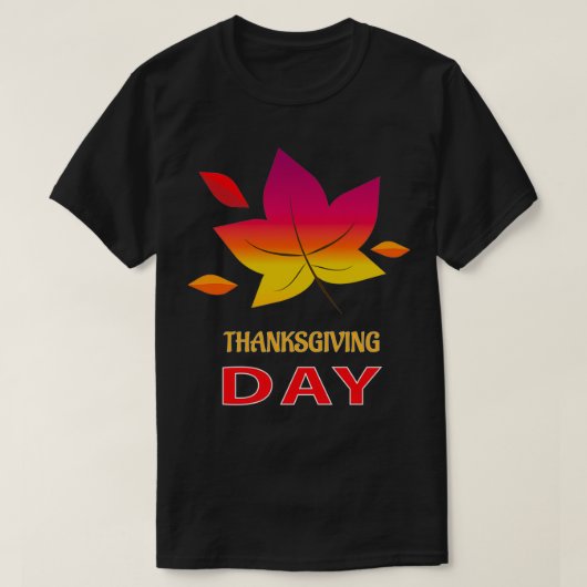 Thanksgiving dag 9 t-shirt (Design voorkant)
