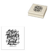 Thanksgiving Dag Bijbelvers: Psalm 136:26 Rubberstempel (Gestempeld)