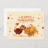 Thanksgiving Dag Briefkaart (Voorkant / Achterkant)