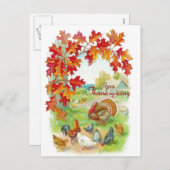 Thanksgiving Dag Briefkaart (Voorkant / Achterkant)