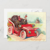 Thanksgiving Dag Feestdagenkaart (Voorkant / Achterkant)