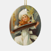 Thanksgiving Dag Meisje Chef  Ornament (Rechts)