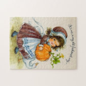  Thanksgiving Dag meisje Legpuzzel (Horizontaal)