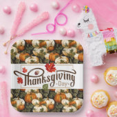 Thanksgiving Dag Papieren Bordje (Feest)