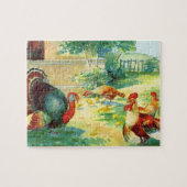 Thanksgiving Dag Puzzle Legpuzzel (Horizontaal)