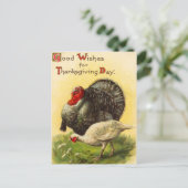  Thanksgiving Dag Turkije Briefkaart (Staand voorkant)