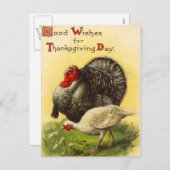  Thanksgiving Dag Turkije Briefkaart (Voorkant / Achterkant)