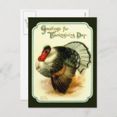  Thanksgiving Dag Turkije Briefkaart (Voorkant / Achterkant)