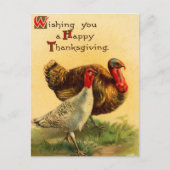  Thanksgiving Dag Turkije Briefkaart (Voorkant)