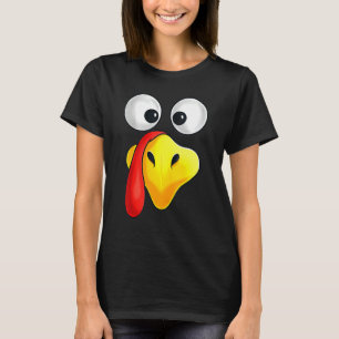 Thanksgiving Dag Turkije - Face Pilgrim Boys Kinde T-shirt
